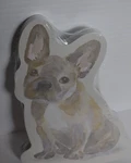 French Bulldog Notepad 120 Sheets, Die-cut Design, Sealed Stationery. Fixed Price $10.00.