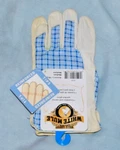 Wells Lamont - Women's White Mule Goatskin & Canvas Work Gloves Size Medium 493M. Fixed Price $22.95.