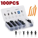 100PCS Bumper Clips Fender Trim Car Auto Push Pin Rivet Fastener Panel + 4 Tools. Fixed Price $8.25.