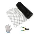 Chicken Rabbit Mesh 24''X50' Hardware Cloth 1" Electric Welding Net With Glove. Fixed Price $34.88.