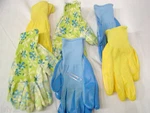 6 Pair Women's Color Nitrile Coated Work Glove Garden Yard Blue Yellow. Fixed Price $18.90.
