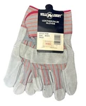 Wells Lamont Men White Mule Leather Palm Work Gloves 4100 Style - Brand New Vtg. Fixed Price $19.95.