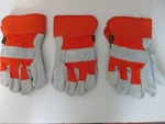 Firm Grip 65032 Suede Double Leather Palm Gloves Orange Gray Large, Lot Of. Fixed Price $15.29.