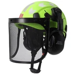 Forestry Safety Helmets Chainsaw Hat W/ Mesh Shield Earmuffs Reflective Stickers. Fixed Price $71.60.