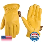 Wells Lamont Mens Deerskin Leather Driving Gloves 100 Full Grain. Fixed Price $38.68.