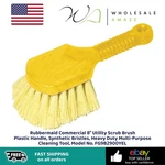 Rubbermaid Commercial 8" Utility Scrub Brush Plastic Handle, Synthetic Bristles. Fixed Price $18.99.