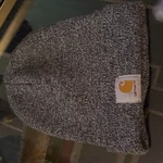 Carhartt Unisex Knit Hat One Size Heather Gray White Gloves. Fixed Price $18.00.