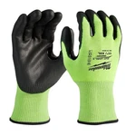 Milwaukee 12 Pk High Visibility Cut Level 3 Polyurethane Dipped - Xxl. Fixed Price $112.97.