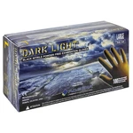 Dark Light 9 Mil Nitrile Powder Free Exam Gloves (black), Large - Box Of 100 (dl. Fixed Price $30.67.