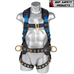 Full Body Safety Harness Fall Protection 3D-RING Back Support Belt Shoulder Pad. Fixed Price $115.25.