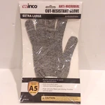 Winco Protective Cut Resistant Glove Level A5 Anti Microbial Gcra-xl Extra Large. Fixed Price $11.99.