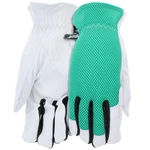 Natural Garden Gloves, Goatskin Leather, Reinforced Fingertips, Polyester Back,. Fixed Price $30.99.