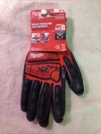 Milwaukee 48-73-8132 Impact High Dexterity Cut Nitrile Dip Gloves 9" Size. Fixed Price $14.49.