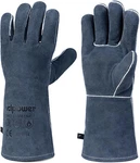 Welding Gloves Heat Resistant Fireproof Leather For Pit Wood. Fixed Price $16.61.