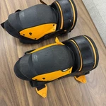 Toughbuilt TB-KP-G3 Gelfit Fanatic Thigh Support Stabilization Knee Pads Used. Fixed Price $42.50.