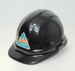 Erb Omega Ii Camp Safety Front Brim Hard Hat Size 6.5-8 Black Made In Usa Euc. Fixed Price $23.95.
