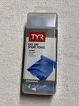 Tyr Off Sport Towel Blue 17" X 13" With Case Absorbent Fast Drying Reusable. Fixed Price $11.99.