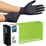 Black Nitrile Disposable Gloves 4.5 Safety Medical Clean.... Fixed Price $15.05.