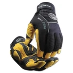 Caiman 2956-M Grain Leather Palm Gloves Medium Gold/black. Fixed Price $42.64.