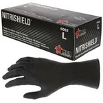 Mcr Safety 6062 Nitrishield Stealth 12" Mil Black Disposable Powder-free. Fixed Price $19.26.