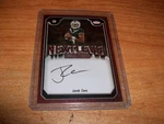 2025 Sage High Series Red Next Level Football Jacob Zeno Rookie Auto Card Aggies. Fixed Price $19.99.