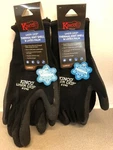 Kinco 1790-L Warm Grip Latex Coated Thermal Black Dipped Gloves Pack Of 2 Pair. Fixed Price $14.79.