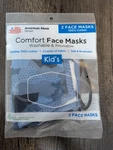 American Group: Kids Comfort Face Masks WASHABLE&REUSABLE2PACK Blue Camo. Fixed Price $6.99.