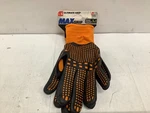 Midwest Quality Gloves / Xl Max Grip Mens Large Nitrile Coated 94 Orange. Fixed Price $8.95.