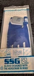 Ssg Riding Glove Blue Polo Sport Roper Synthetic Leather Mens X Small Left Hand. Fixed Price $6.77.