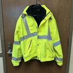 Erb Safety Hi Vis Jacket Nwt Mens 2XL Removable Fleece Liner 2-IN-1 Bomber Nice. Fixed Price $49.99.
