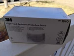 *50-PIECES* 3M High Fluid-resistant Procedure Earloops Face Mask 1840. Fixed Price $9.85.