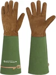 Handlandy Long Gardening Gloves For Women,leather Yard Gauntlet. Fixed Price $19.80.