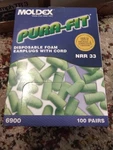 Moldex Pura Fit 6900 Corded Nrr 33 Noise Reduction Disposable Earplugs 100 Pr. Fixed Price $35.99.