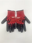 Milwaukee 48-22-8971 Cut Level 3 Nitrile Dipped Gloves, 8" Size Medium. Fixed Price $10.00.