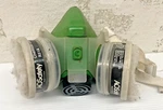 Pre-owned Cabot Air Purifying Face Respirator Mask Sz Medium (11420RK). Fixed Price $15.00.
