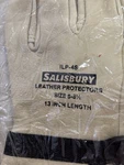 Salisbury ILP-4S Leather Protectors Gloves -size 8-8(1/2)- 13 Length. Fixed Price $50.00.