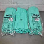 (31 Pair) Mapa AF-18 Nitrile Gloves 483420ZQK, Size 10, 18MIL, 13" Length, Green. Fixed Price $49.95.