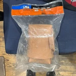 Kraft Tool Deluxe Leather Knee Pads Has 1/2" Thick Felt. Fixed Price $29.99.
