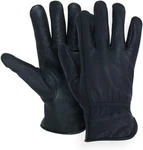 Men Full Grain Black Deerskin Leather Gloves Lined 40 Gram 3M Thinsulate. Fixed Price $34.99.