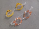 Vintage Duck And Fish Swimming Goggles Set Of 2 Adjustable Strap Kids Design. Fixed Price $10.99.