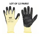 12 Pairs - Honeywell Northflex Nitri Task Gloves Size 7/S, Grey NFKL13. Fixed Price $33.99.
