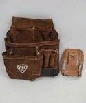 Mcguire Nicholas Est. 1932 Suede Tool Pouch Brown 11IN W/ Hammer Loop (no Belt). Fixed Price $22.39.