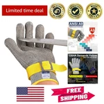 Stainless Steel Mesh Cut Resistant Glove - Kitchen Safety For Chefs, Medium Size. Fixed Price $24.99.