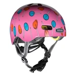Nutcase Baby Nutty Helmet Sucker Punch Pink Red Blue Xxs 18 5/8 19 1/2 Bike. Fixed Price $35.99.