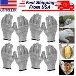 Lot Cut Proof Stab Resistant Butcher Gloves Safety Kitchen L5 Protection. Fixed Price $7.15.