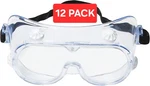 12 Pack 3M 334 Safety Splash Goggles, Otg, Clear Anti-fog Lens, Frame. Fixed Price $45.00.