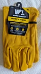 Wells Lamont 1132XL Saddle Tan Leather Work Gloves With Adjustable Wrist. Fixed Price $18.99.