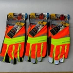 3 Pack Custom Leathercraft 128L Hivisibility Flex Grip Work Gloves Large Neon. Fixed Price $49.99.