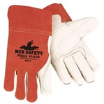 Mcr Safety 4921L (lg) Red Ram Leather Welders Gloves Double Palm Mig/tig 12 Pair. Fixed Price $155.00.