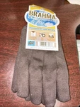 Brown Jersey Gloves Brahma And Safety Knit Poly/cotton Style No Wa 7533A. Fixed Price $6.01.